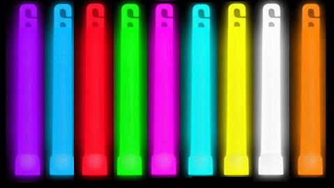 6 Inch Lightsticks, Britesticks Assorted Colors